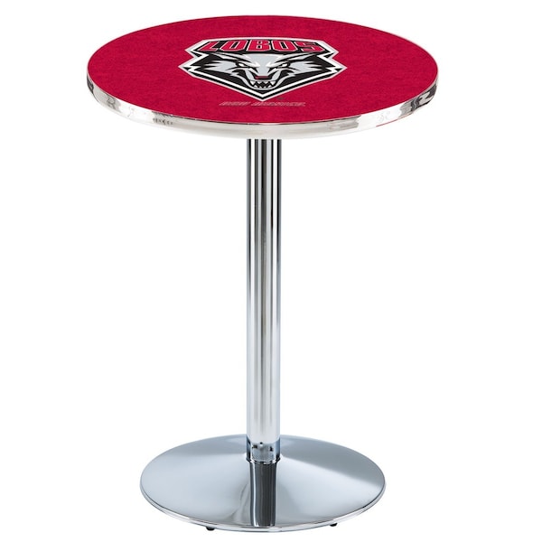 42" Chrome New Mexico Pub Table
